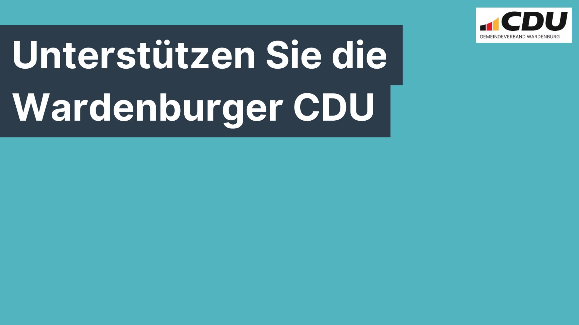 Werden Sie CDU-Mitglied!